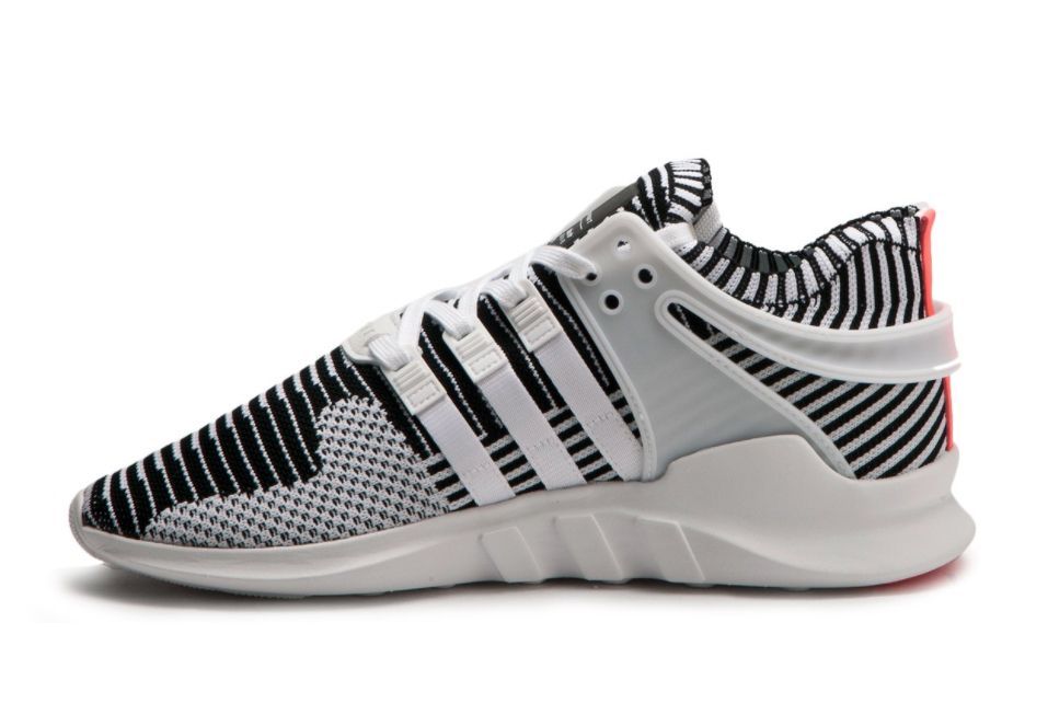 Adidas EQT Support "ADV Primeknit" серые-зебра (39-43)