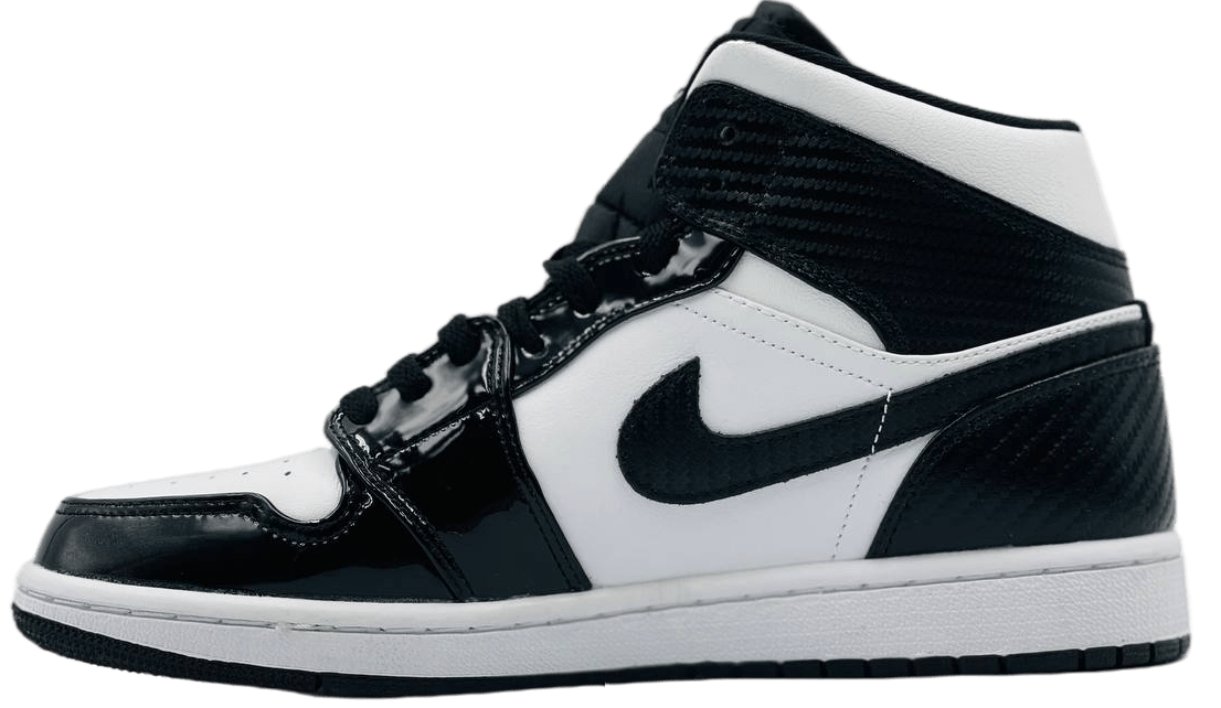 Nike Air Jordan 1 Retro High Белые с черным